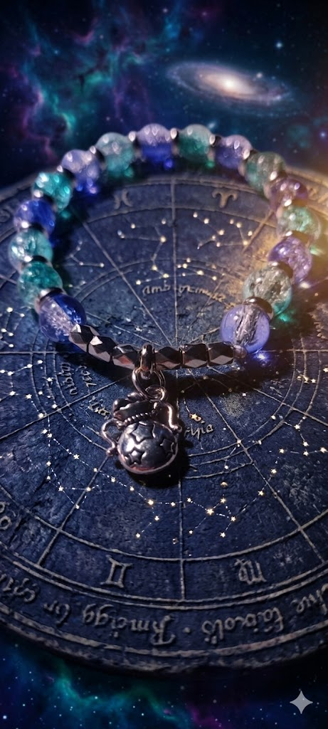 Aquarius Lunar Loops zodiac bracelet