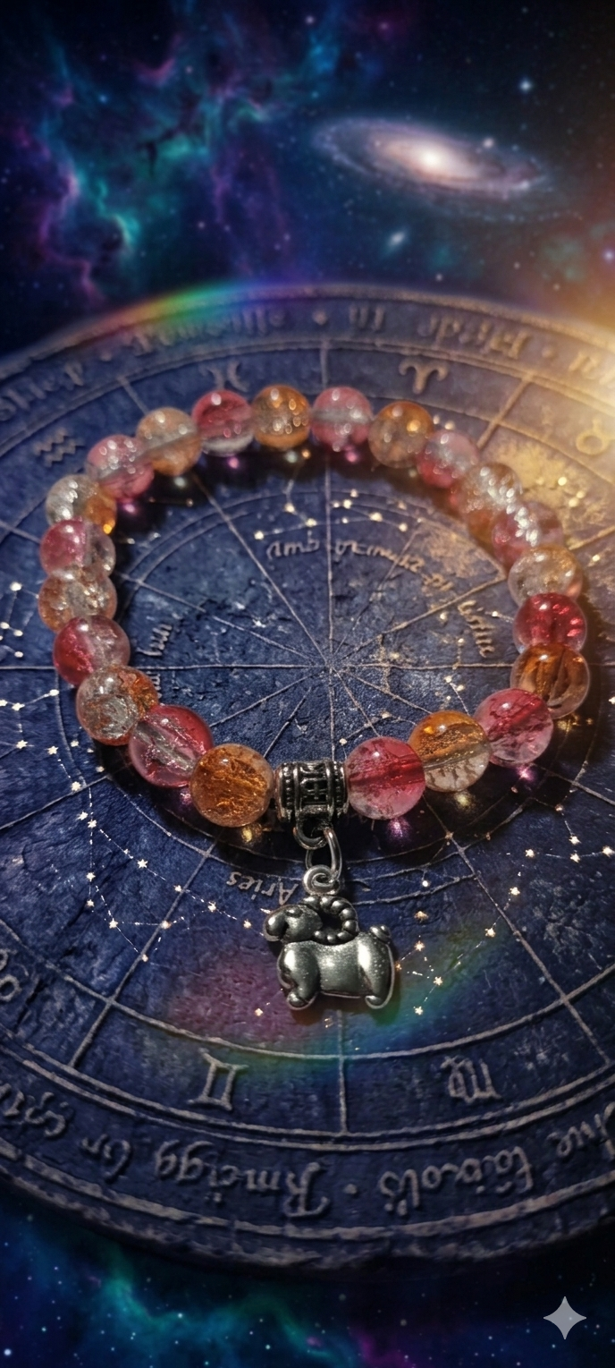 Aries Lunar Loops zodiac bracelet