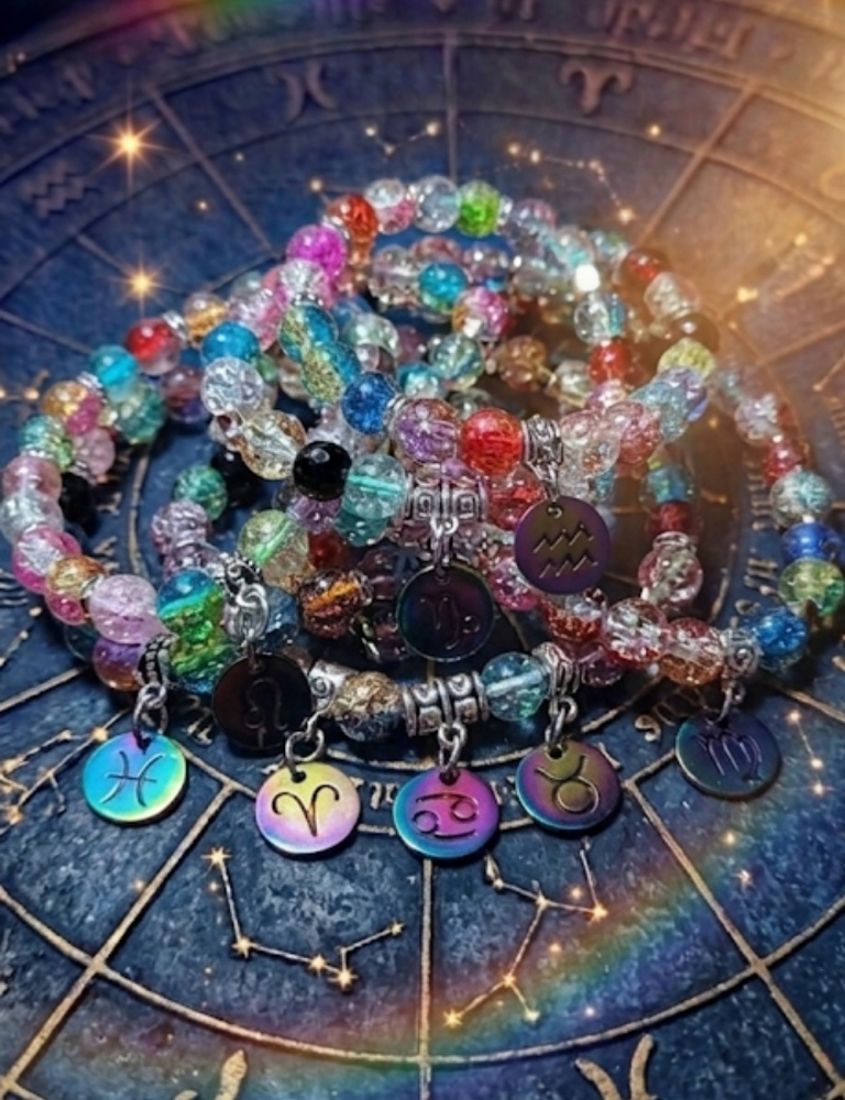 Multicolor Lunar Loops zodiac bracelets