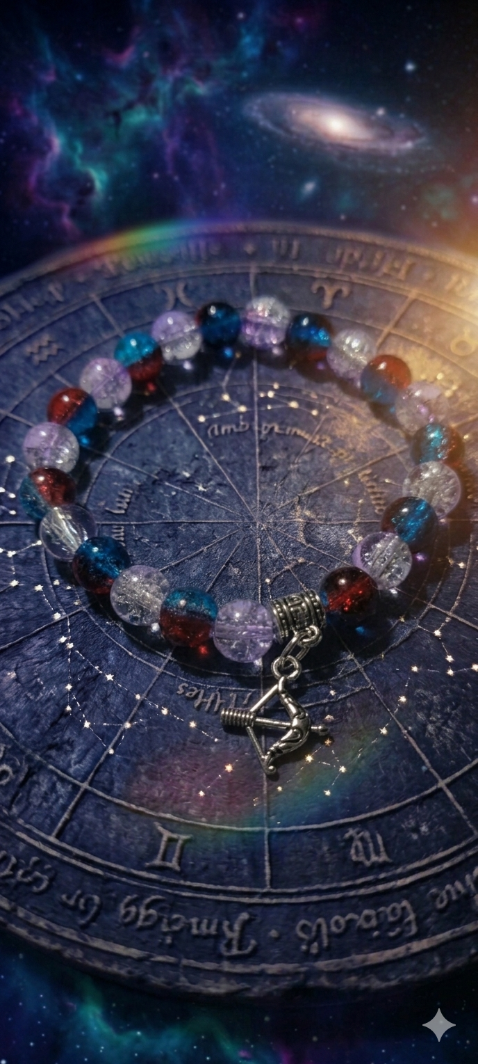 Sagittarius Lunar Loops zodiac bracelet