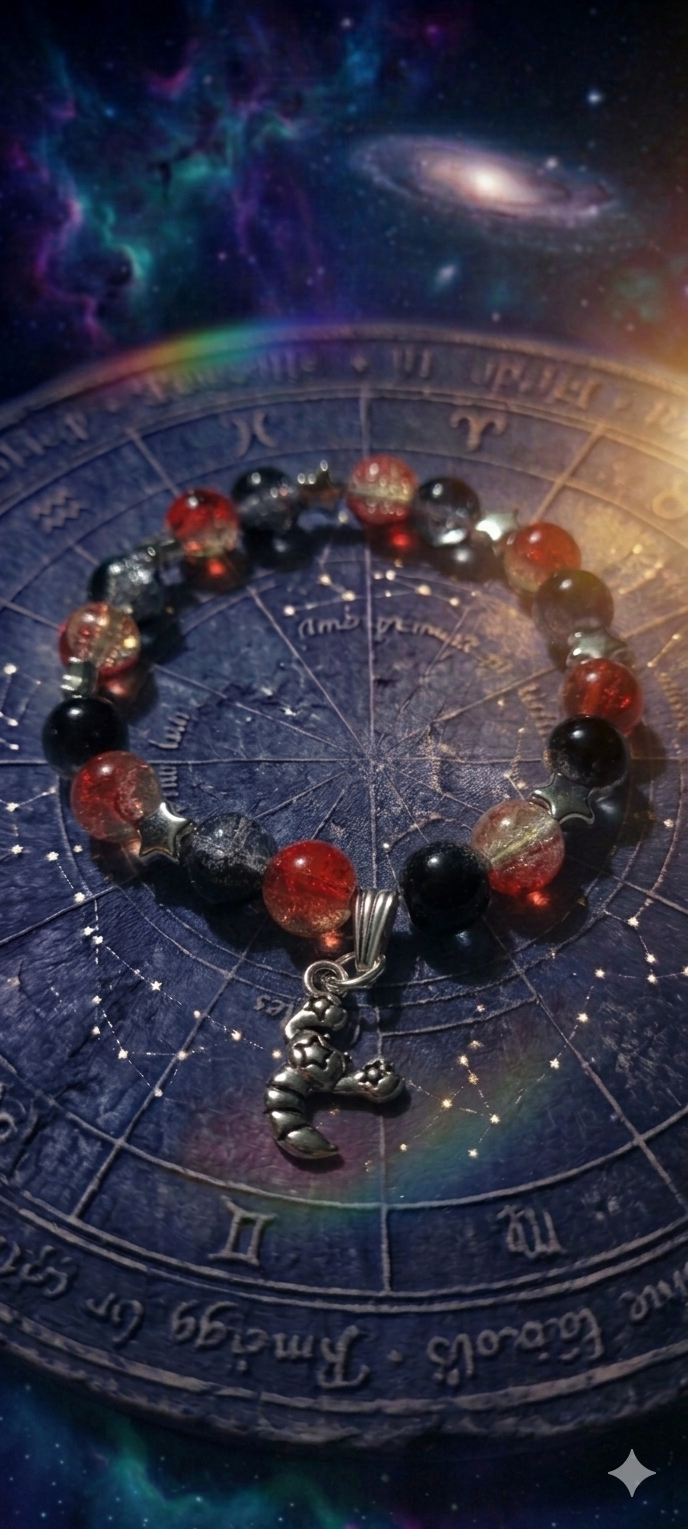 Scorpio Lunar Loops zodiac bracelet