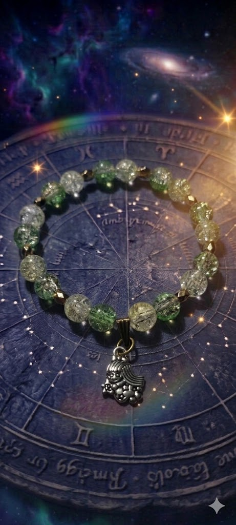 Virgo Lunar Loops zodiac bracelet